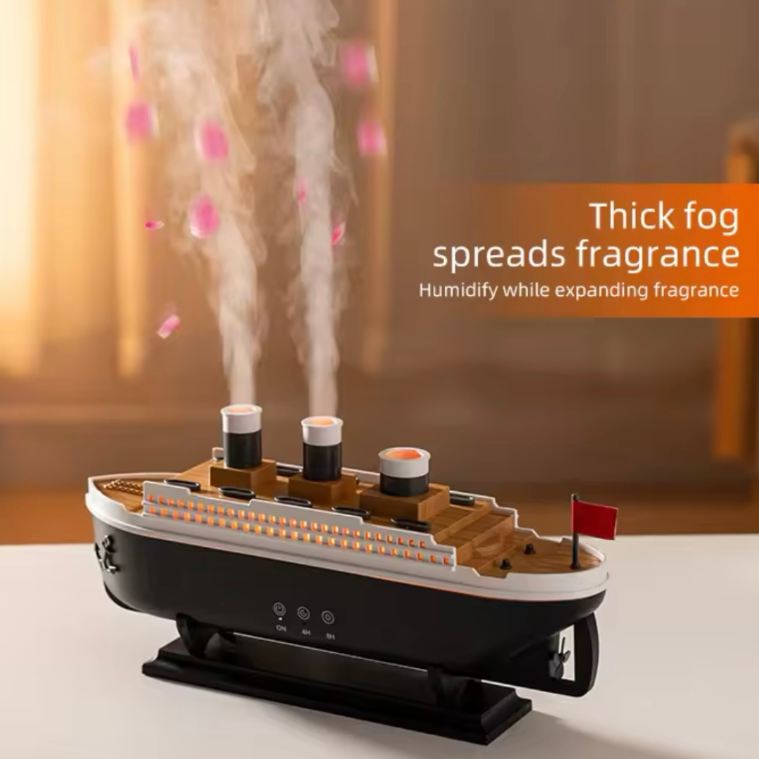 Essential oil diffuser boat